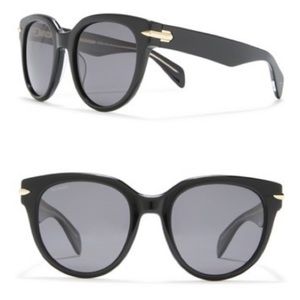 Rag & Bone Polarized 54mm Round Sunglasses
